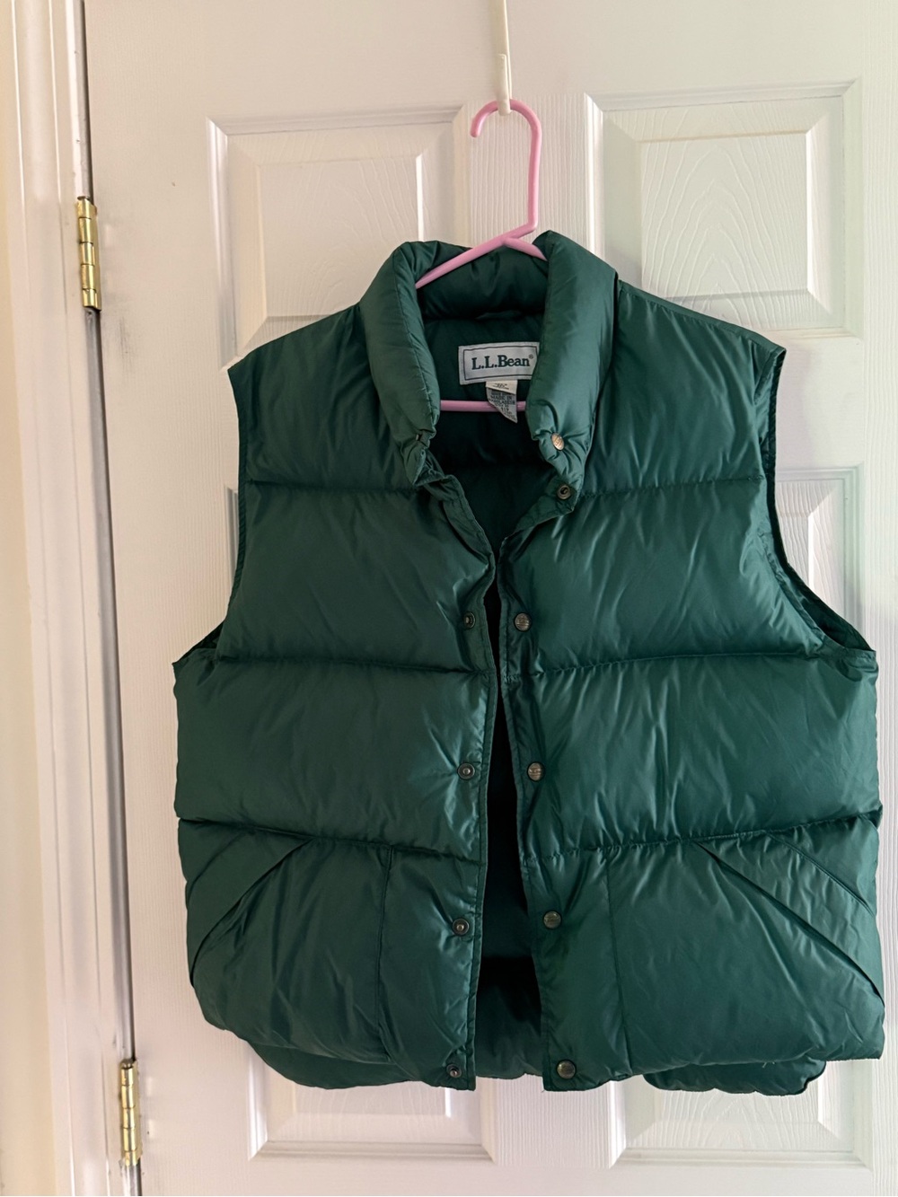 L.L. Bean Kids Dark Green Puffer Vest